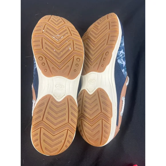 Women's Easy Spirit Travelport 17 Leather Slip On Clog Shoes Size 10N Blue EUC - Picture 6 of 6